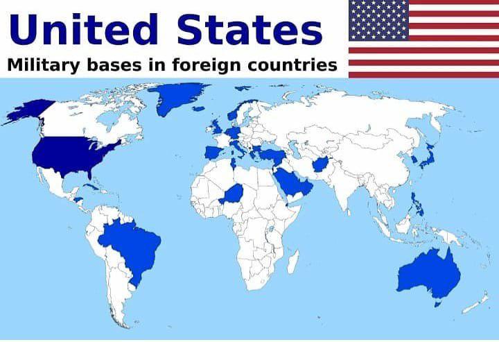 Карта военных баз сша в мире